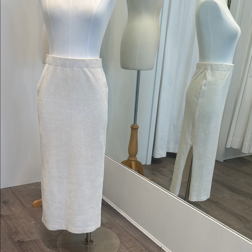 Free people ribbed corduroy skirt